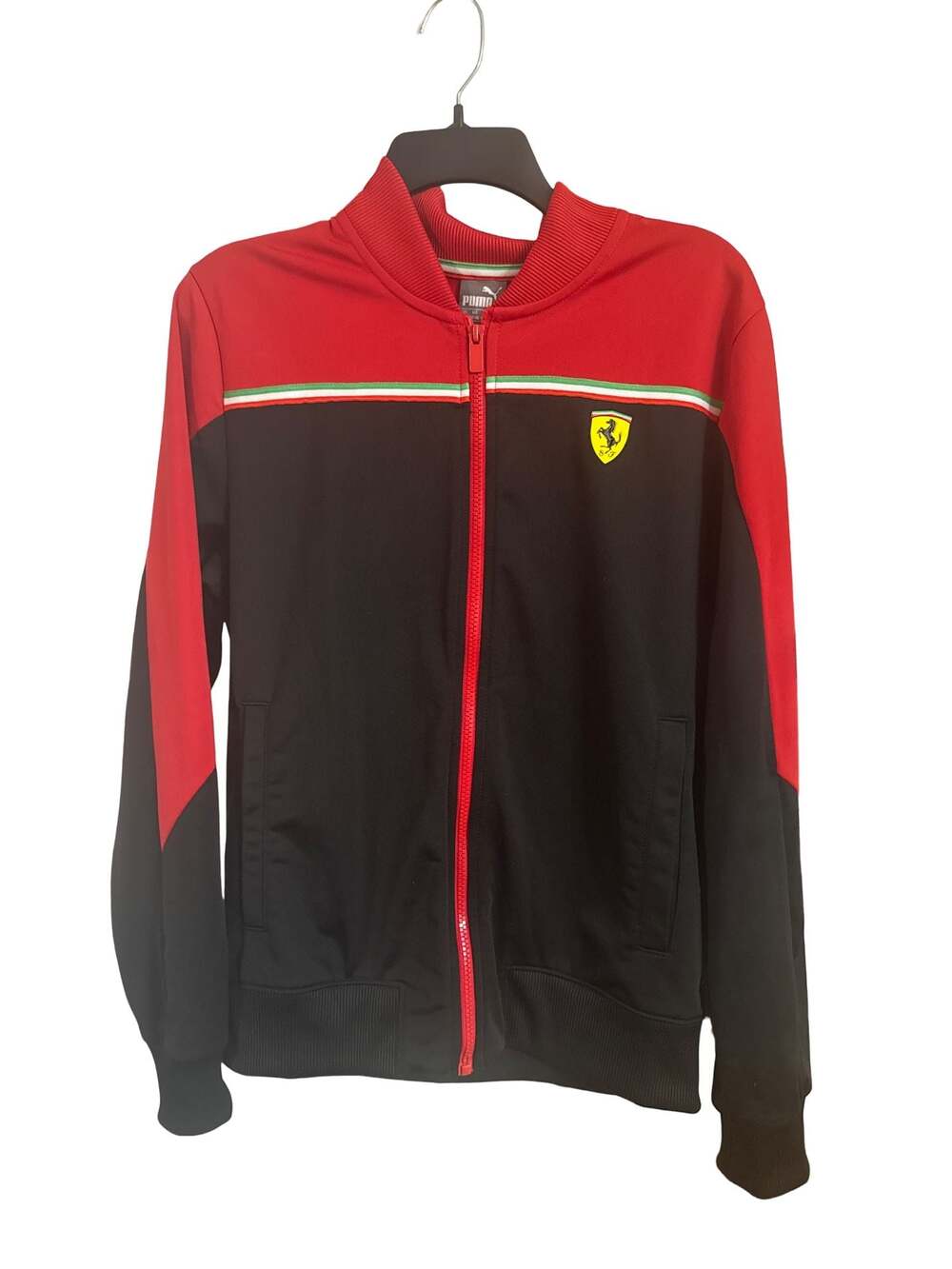 Puma Scuderia Ferrari Full-Zip Tricolor Track Jacket